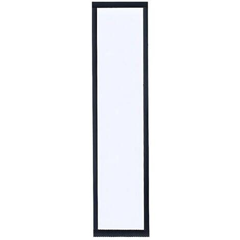 Vetrata atelier 30 x 105 cm in Alluminio termolaccato Nero - BAYVIEW