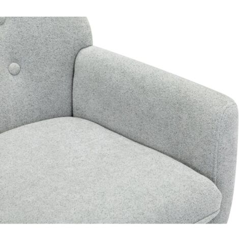 Poltrona in Tessuto Grigio - SERINO