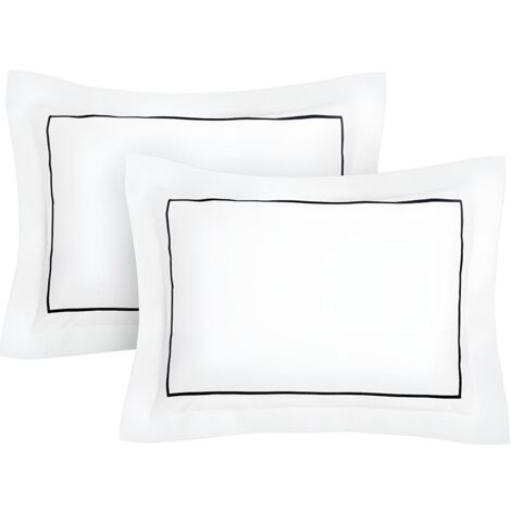 2 Federe 50x70 Cm In Cotone 57 Fili - Blu Turchese, Morbide E Traspiranti - Foto 2