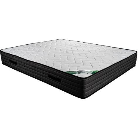 Materasso 180x200 Cm BedStory In Schiuma Di Gel Al Carbone Di Bambù – 7 Zone Ergonomico – Ipoallergenico Con Rivestimento Lavabile