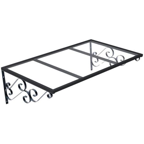 Pensilina porta in Alluminio L140 x l80 cm reclinabile - AMBAN