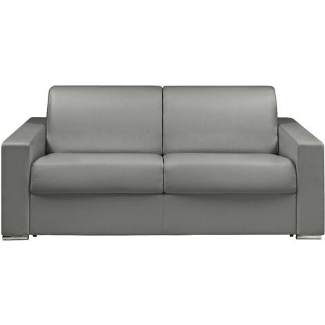 Maison Exclusive - Letto A Molle Materasso E LED Grigio CMaison Exclusive Aro 140x190 Cm Tessuto 88681695