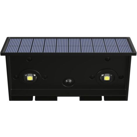 2 Applique Da Parete Solari Esterno | 50 Lumen, IP44 Impermeabile | Luce Bianca Calda 3000K - Foto 3