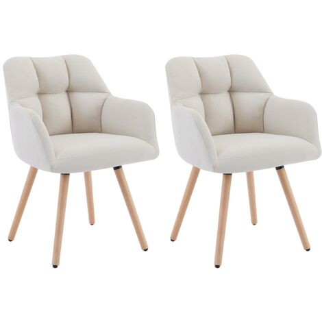 2 Sedie Per Bambini POUPINETTE – Con Braccioli, In Polipropilene E Faggio, Colore Bianco, Stile Scandinavo