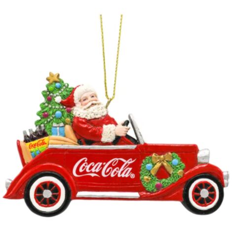 Kurt Adler Coca-cola Santa Con Carrito De Entrega, 10.5 PuLG | Cuotas
