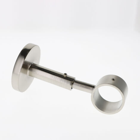 Support Extensible de 7,5/10cm pour tringles à rideaux de Diam.28mm en Nickel Mat - Boulet