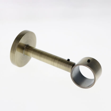 Support Mural Extensible de 10/15cm pour tringles à rideaux de Diam.28mm en Bronze - Boulet