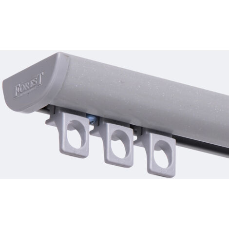 ANSNOW Rail De Rideau, Rail De Rideau Silencieux Et Résistant, Rail Coulissant De Rideau En Aluminium, Montage Sur Le Dessus, Accessoires De Rideau, Plusieurs Tailles/Esprit/3,5 M/11,4 Pieds