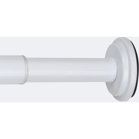 Kit tringle à rideaux extensible 60-90cm Entre-Mur Blanc - Boulet (1/5)