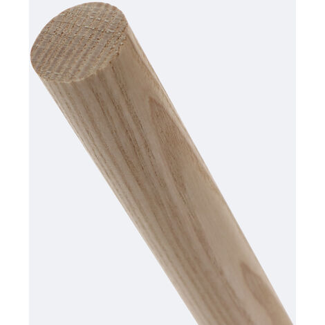 Barre à rideaux en Bois Naturel Ø28mm de 250cm - Boulet