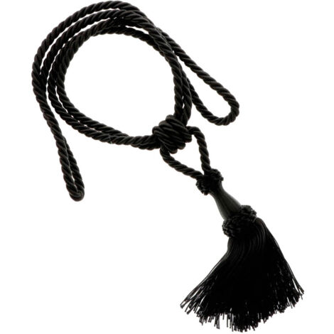 Embrasse à rideaux 70cm Noir - BOULET (1/5)