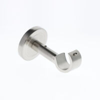 BOULET Barre à Rideaux 20mm 1,5m Nickel Mat - Tringle à Rideaux Robuste Et Élégante