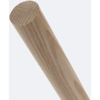Tringle à rideau en bois naturel 250cm Ø28mm – Design épuré pour rideaux lourds – Compatible accessoires Boulet