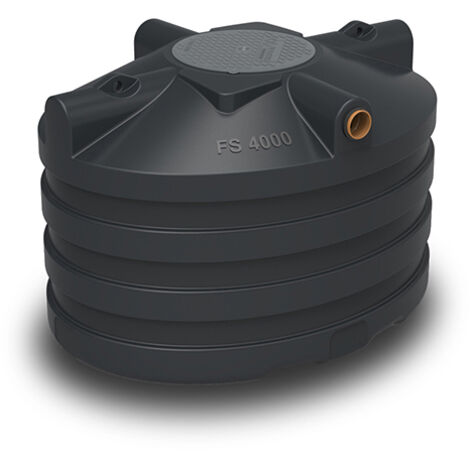 Fosse Septique Ronde 4000 Litres Renforts Circulaires DS Eau Pour 10 personnes