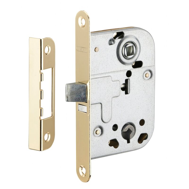 Serrure encastrée réversible D455 noir - Vachette