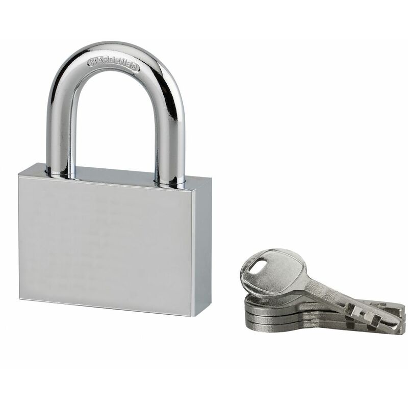 MASTER LOCK Cadenas à clé - 40 mm avec couverture thermoplastique