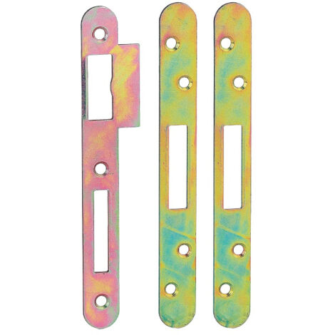 Jeu de 3 gâches plates 20mm THIRARD - Bout rond - 091619