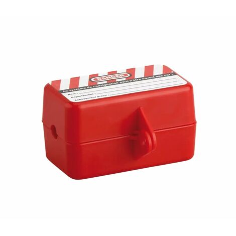Thirard – Consignation pour prise 220V verrouillable par cadenas – Résine non conductrice résistante à la chaleur et aux produits chimiques – Protection optimale (1/4)