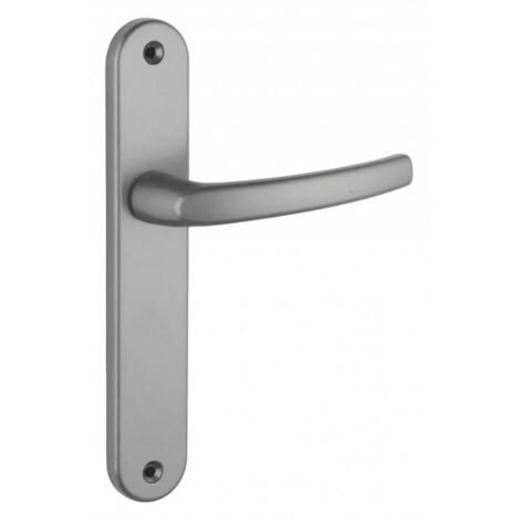 Thirard – Poignée de porte Sultane inox – Entr'axe 195mm – Épaisseur de porte max 50mm – Zamak fondu – Carré 7mm ajustable (1/2)