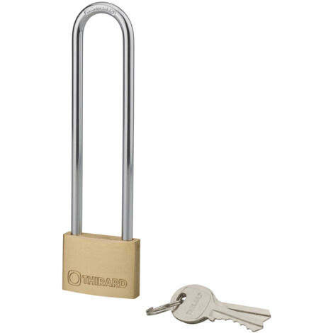 THIRARD - Cadenas à clé Type 1+ UNIKEY (achetez-en plusieurs, ouvrez avec la même clé), 45mm, 2 clés - THIRARD