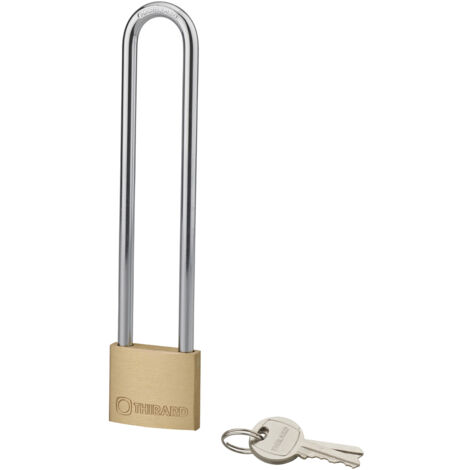 THIRARD - Cadenas à clé Type 1+ UNIKEY (achetez-en plusieurs, ouvrez avec la même clé), 40mm, 2 clés - THIRARD