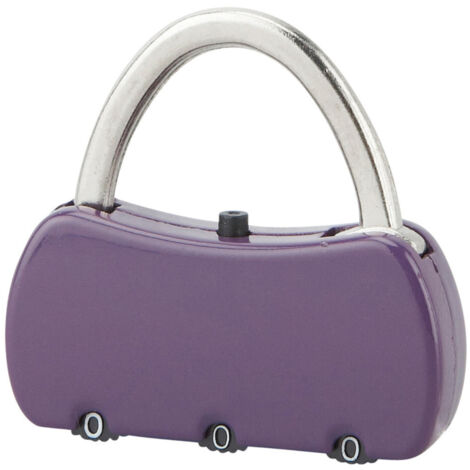 THIRARD - Cadenas à combinaison Fantasy Violet, 3 chiffres, intérieur, anse acier - THIRARD (1/2)