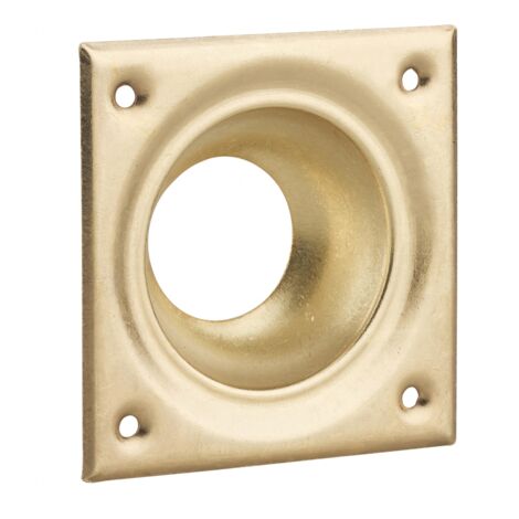 Thirard – Entrée à cuvette pour verrou Ø23mm en laiton – Adaptable sur verrous à boutons et cylindres – Finition décorative pour portes
