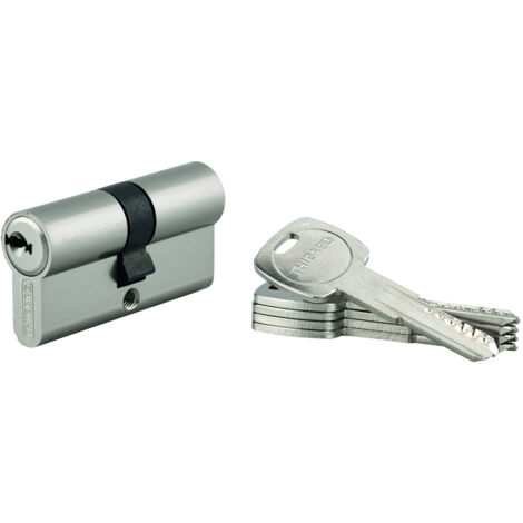 THIRARD - Cylindre de serrure double entrée Trafic 6 UNIKEY (achetez-en plusieurs, ouvrez avec la même clé), 30x30mm, 5 clés - THIRARD (1/5)