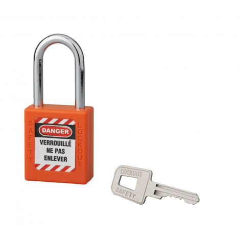 THIRARD - Cadenas de consignation 40mm, anse 38mm, Orange, variure C - Thirard