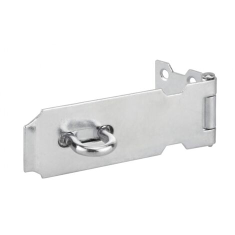 THIRARD - Porte cadenas pour fermeture de coffre et porte, 125mm, acier, zingué - THIRARD