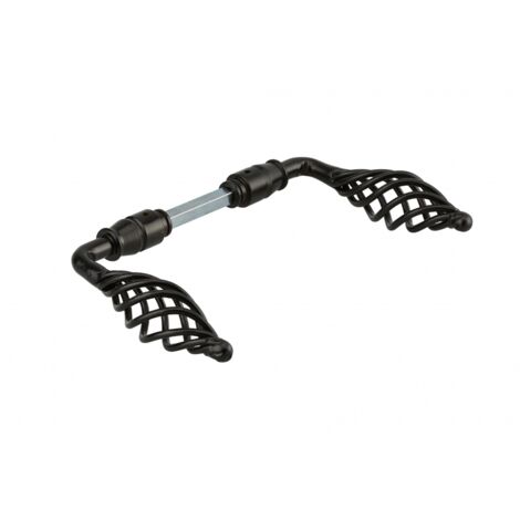 Thirard – Béquille double fil torsade 7 mm – Carré acier noir – Pour porte épaisseur 70 mm maximum – Garantie 2 ans (1/2)