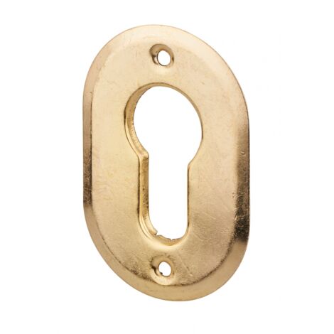Thirard – Rosace trou de cylindre Ø30mm – Laiton pour cylindres 23mm/30mm – Finition soignée pour portes d'entrée – Garantie 5 ans