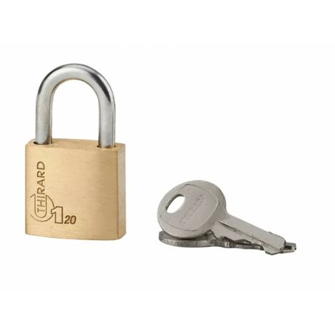 THIRARD - Cadenas à clé Type 1, bagage, anse acier, 20mm, 2 clés - THIRARD (1/2)