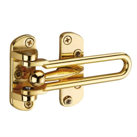 THIRARD Entrebâilleur de porte acier doré, THIRARD