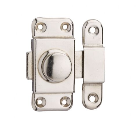 Thirard – Verrou automatique 25mm en acier zingué – Pêne plat – Pour meubles et placards – Sécurise efficacement vos espaces de rangement