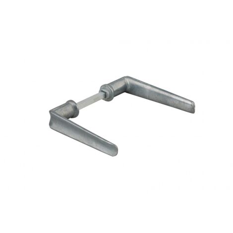 Thirard – Béquille double en laiton poli pour porte – Carré 6mm – Compatible avec serrure à appliquer – Installation facile par vis pointeau (1/2)