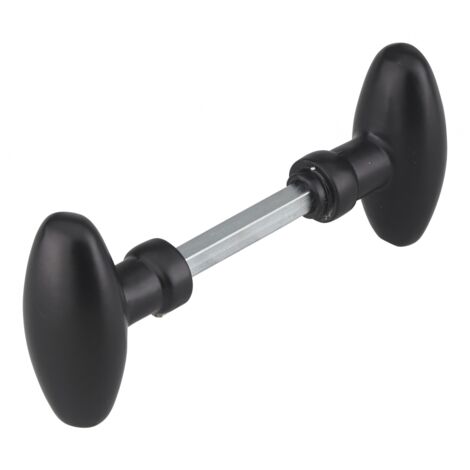 Thirard – Boutons ovoïdes pour porte d'entrée – Carré 7x90mm – Compatible jusqu'à 70mm d'épaisseur – Installation facile vis pointeau