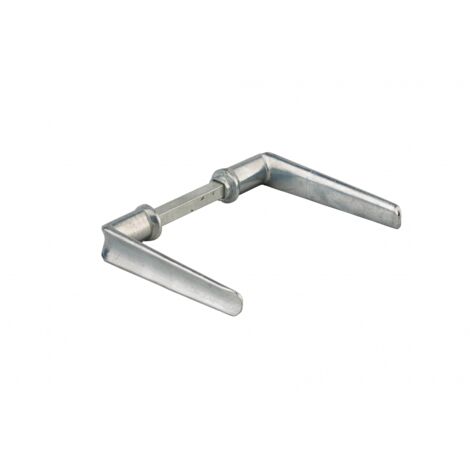 Thirard – Béquille double Alsace pour porte – Laiton poli – Carré 8mm – Épaisseur jusqu'à 70mm – Réglage par vis pointeau (1/2)
