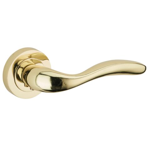THIRARD - Paire de béquilles pour porte, carré 7mm, laitonnée - THIRARD (1/2)