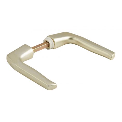 THIRARD - Paire de béquilles pour porte, carré 7mm, 1 portée, couleur F2 - THIRARD (1/2)