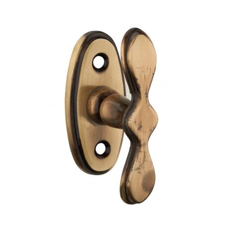 Thirard – Bouton de fenêtre Arthemis – Laiton patiné – Carré 7mm – Installation facile avec vis fournies – Pour sécuriser vos fenêtres