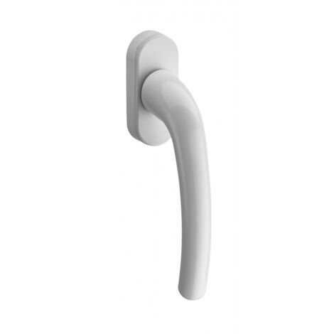 Thirard – Béquille de crémone de fenêtre 7mm – Finition blanche RAL 9010 – Carré non amovible – Garantie 5 ans