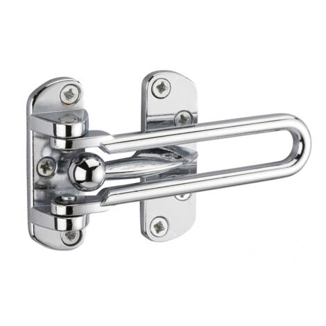 Thirard – Entrebailleur pour porte d'entrée 105mm – Taquet d'arrêt en alliage nickelé – Usage pour portes d'entrée – Garantie 2 ans