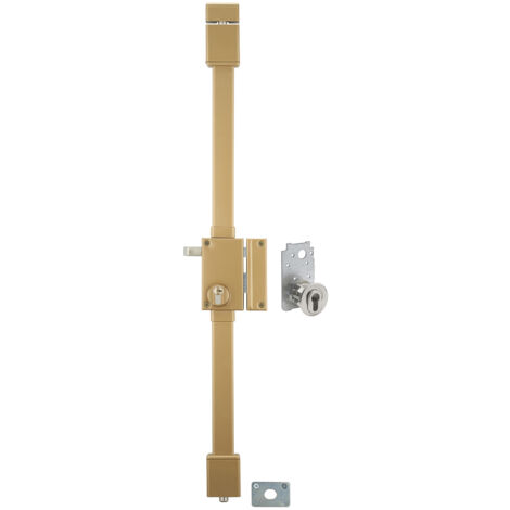 Thirard – Serrure en applique Targa A2P* à tirage pour entrée droite – 3 points de fermeture – Cylindre Transit 2 30x65mm – Pour porte 45mm