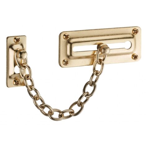 THIRARD Entrebâilleur de porte acier doré, THIRARD
