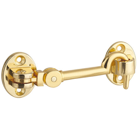 Thirard – Crochet de sécurité orientable 200mm – Alliage durable – Finition chromée pour portes et fenêtres – Sécurité renforcée (1/2)