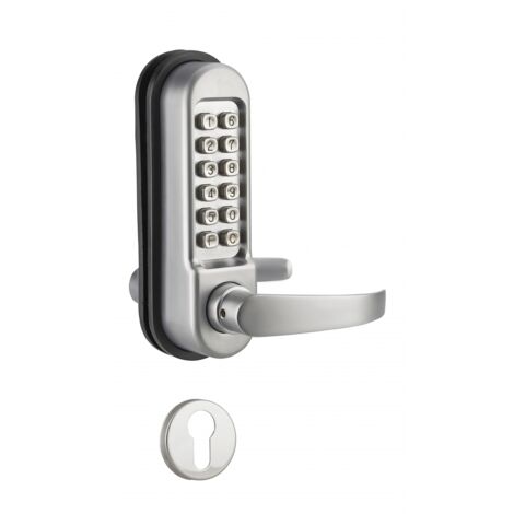THIRARD - Verrou à combinaison mécanique pour serrure encastrable pour porte intérieure, carré 7mm, chromé mat - THIRARD (1/3)