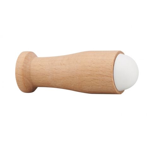 Butoir balustre, fixation au mur, bois, Ø28x80mm - THIRARD (1/2)