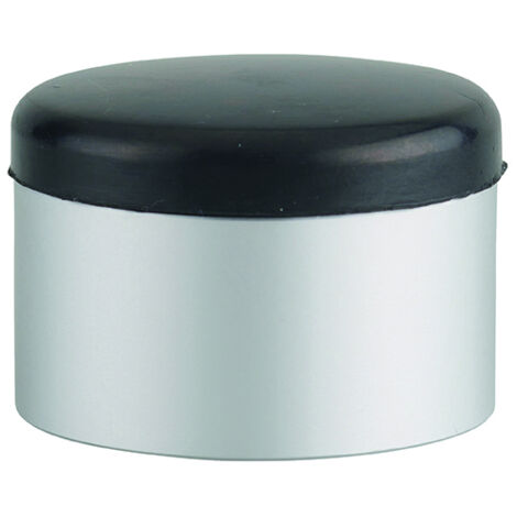 THIRARD - Butoir à visser, fixation au sol, aluminium, bague caoutchouc,Ø40x29mm, argent - THIRARD (1/3)