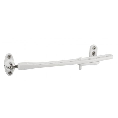 THIRARD - Entrebâilleur de fenêtre, 8 positions, réversible, cadenassable, blanc - THIRARD